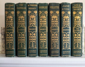 Libros de las hermanas Brontë (1899-1900) (Juego de 7) / Edición coleccionable Haworth