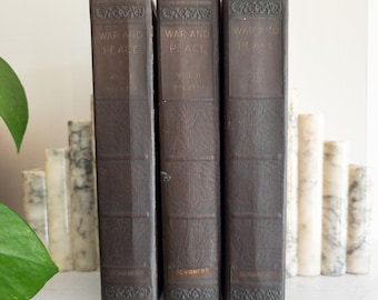 War & Peace by Leo Tolstoy- complete in 3 books