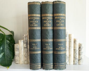 Mysteries of Police and Crime by Major Arthur Griffiths - complete 3 volumes