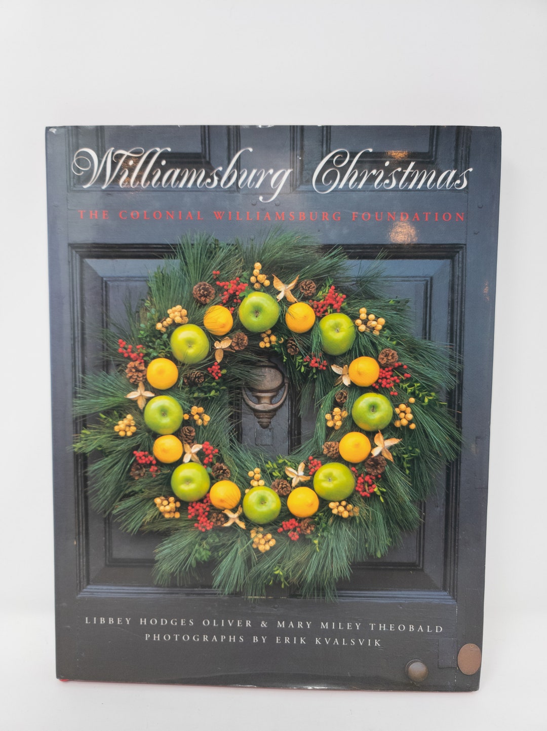 Williamsburg Christmas Coffee Table Book 1999 Vintage Home Etsy