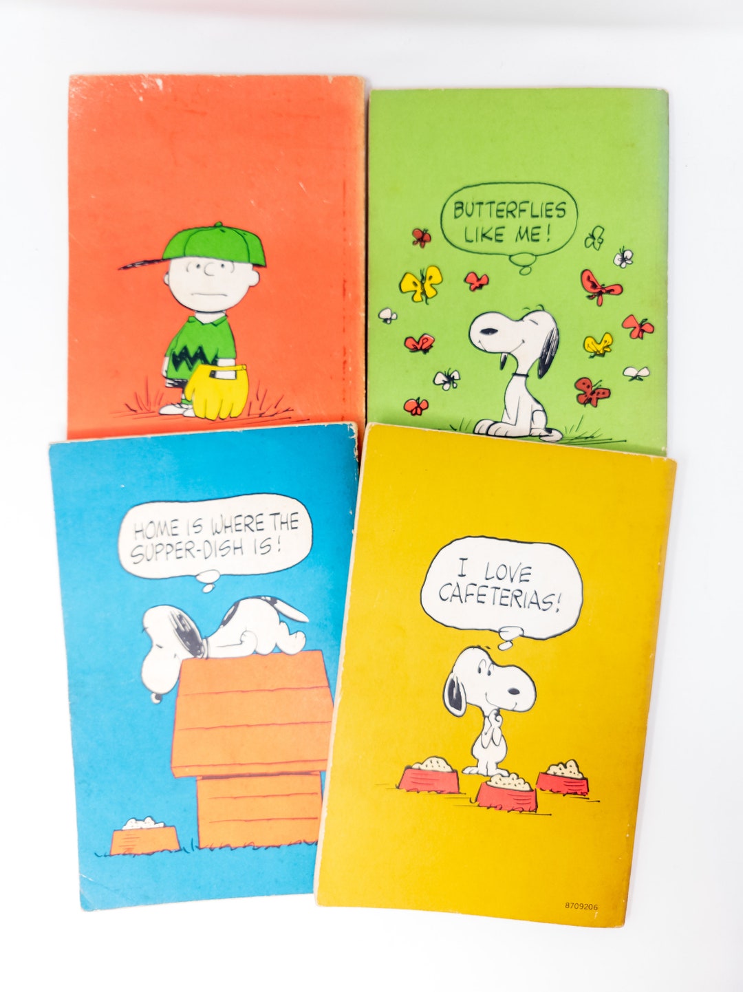 Four Vintage Peanuts Books Charlie Brown Books Snoopy Etsy