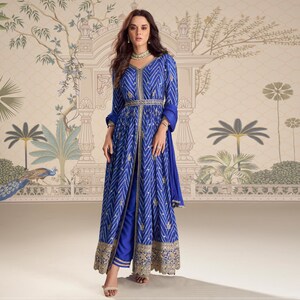 classic anarkali dress A Classic Yellow Malmal Anarkali Dress