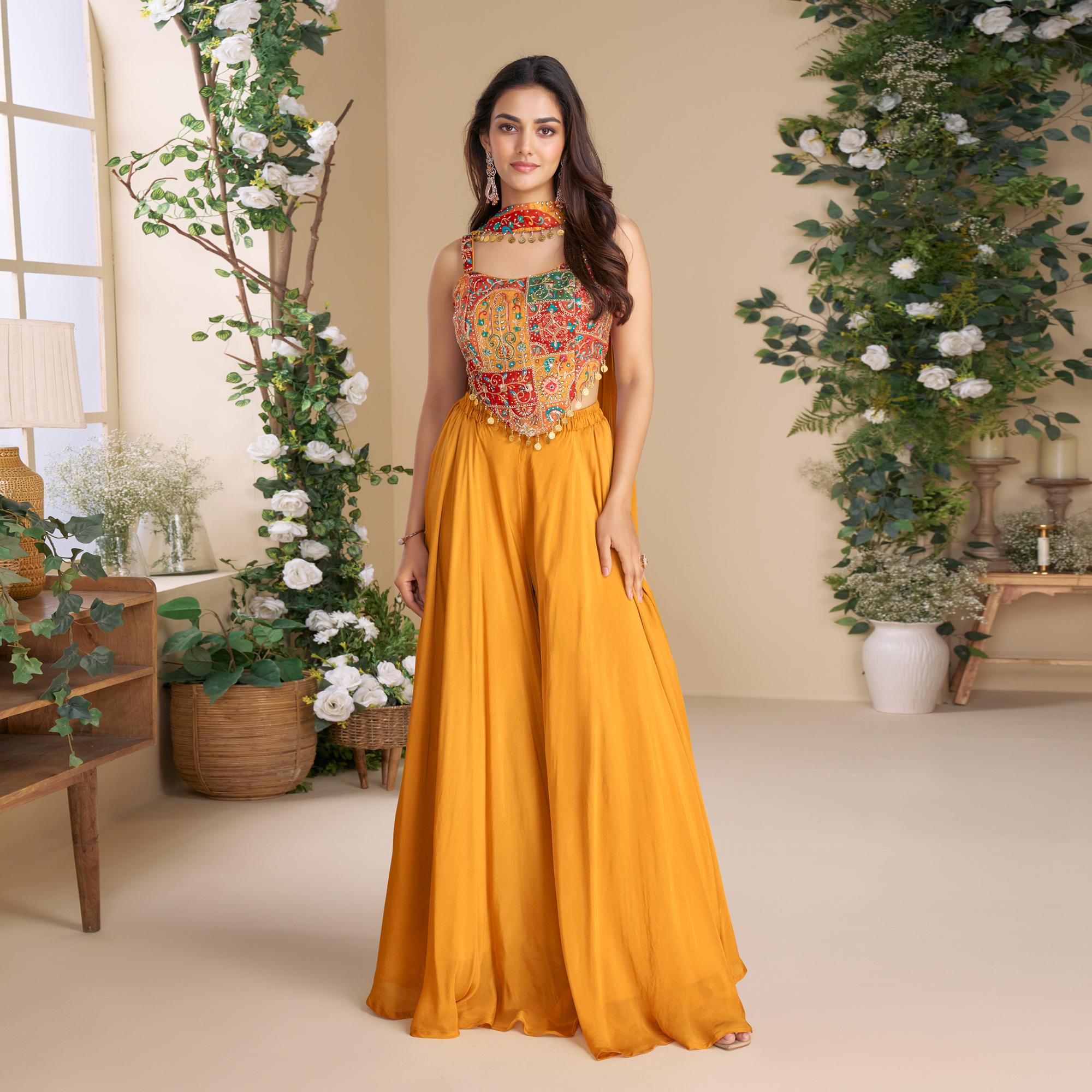 Mustard Indo Western Dress - Etsy Mustard Indo Western Dress - Etsy
