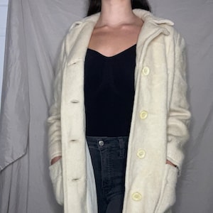 Vintage 1960s Ruth McCulloch Wool Trench Coat