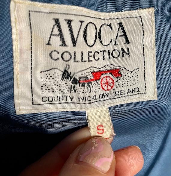 Vintage Avoca Collection 100 Irish Wool Blazer Gem