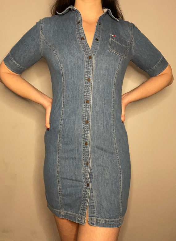 Vintage Tommy Hilfiger Jean Dress - image 1