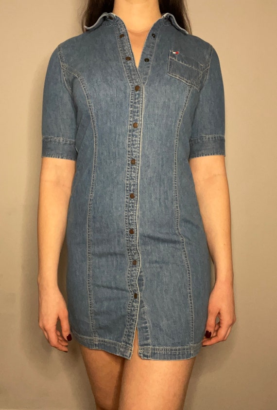 Vintage Tommy Hilfiger Jean Dress - image 3