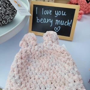 Plush Soft Baby Bear Hat for Newborns and Infants Winter and Fall Accessory