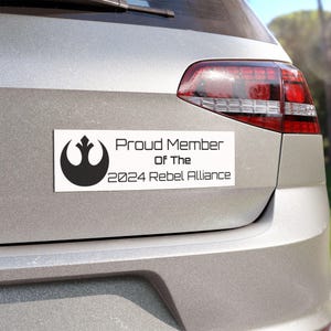 Anti-Trumpf-Rebelallianz-Fahrzeugaufkleber, politischer Automagnet, Widerstandsprotest-Autoaufkleber, Star Wars-Fangeschenk, Liberaler Aktivist