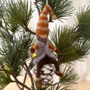 Vilten kabouters I Kerstboomhangers I Kerstboomversieringen I Kerstversieringen I Scandi kerstversieringen I Nordic kerstversieringen