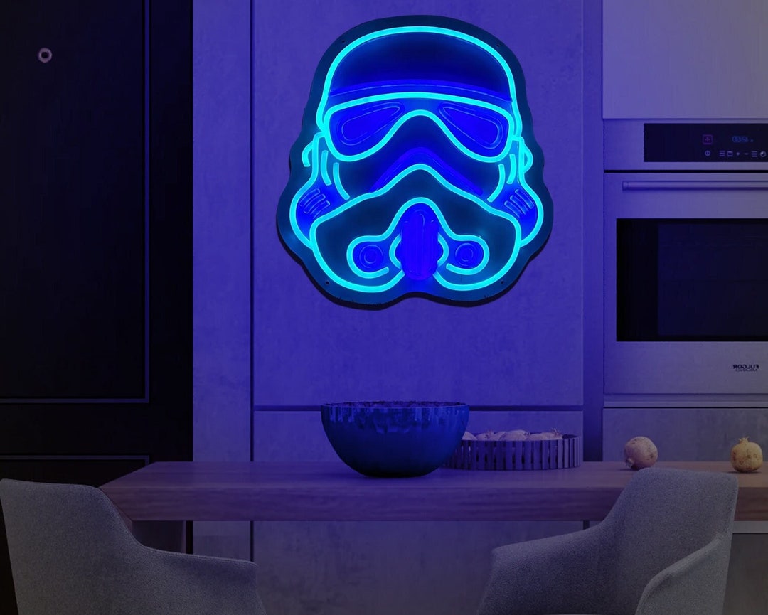 Star Wars Neon Sign Star Wars Wall Decor Neon Wall Decor Etsy