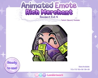 Resident Evil 4 Emote: Animated Rich Merchant Chibi (Ready to Use)