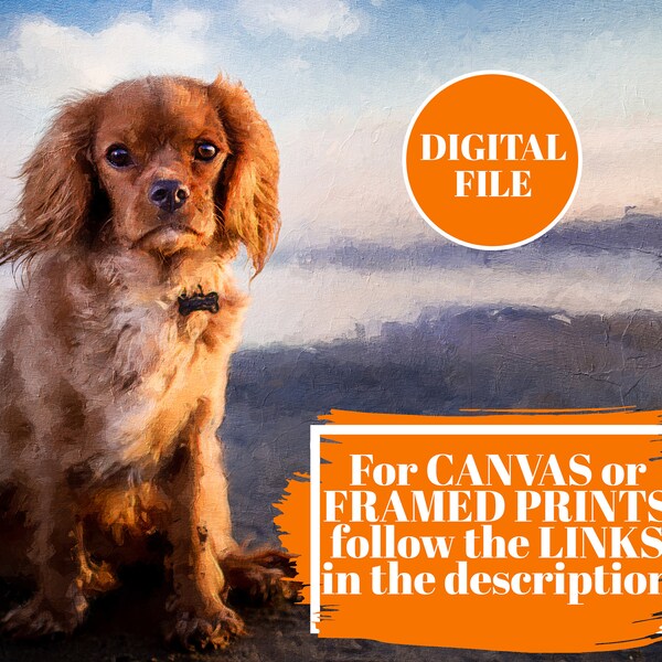 Turn Pet Photos Into Artwork Etsy