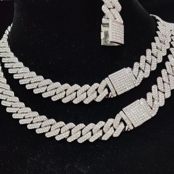 Real Iced Out Chains Etsy