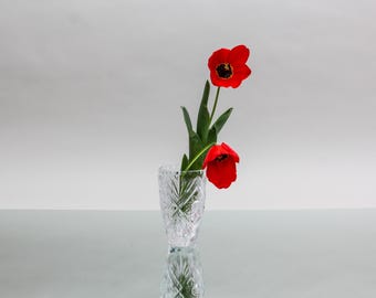 Bleikristall Crystal Vase / Anna Hutte Crystal /Lead Crystal