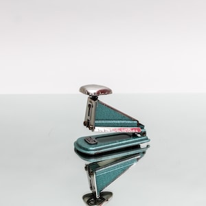 Vintage Stapler OPTIMUS mod 690 midcentury office decor metal tacker retro desk accessory 50s 60s design gift vintage work space
