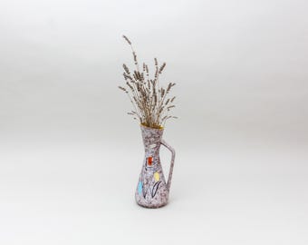 Scheurich Mid-century Vase: 1950s Rockabilly Ceramic Jug, Heinz