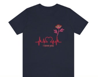 I Love U, Valentine's Day 2023 (Unisex Jersey Short Sleeve)