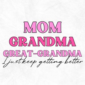 Grote oma cadeau PNG, oma crewneck cadeau, moeder sweatshirt, cadeaus voor oma, aanstaande moeder, moederdag cadeau, moederdag trui, oma cadeau