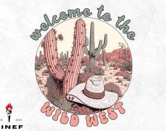 Welcome to the Wild West PNG,desert western png,cowboy png,retro western png,cowgirl png,western desert png,wild west png,western png,
