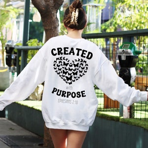 Created with Purpose PNG SVG,Christian svg png,jesus svg,religious svg,bible verse shirt,christian sweatshirt,christian shirt,bible png svg