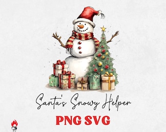 Santa's Helper PNG SVG, Kerstmis png, Kerstmis png ontwerp, kerst shirt png, santa png, grappige kerst png, kerst svg png, sneeuwpop png