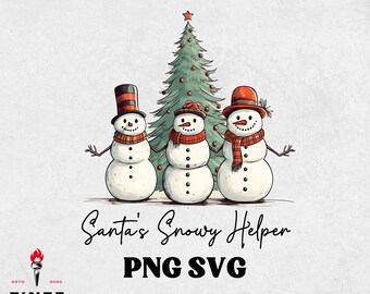 Santa's Helper PNG SVG, kerst SVG png, sneeuwpop png, Kerstmis png, Kerstmis png ontwerp, kerst shirt png, kerstman png, grappige kerst png,