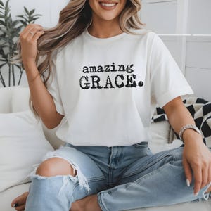 Amazing grace PNG, christian quote png,bible verse png,christian png,jesus png,jesus shirt design,faith png,god png,christian shirt png