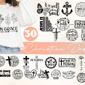 30 Christian Designs PNG SVG,christian sweatshirt,christian shirt,bible png,christian svg png,jesus svg,religious svg,bible verse shirt