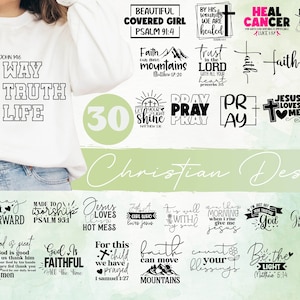 30 Christian Bundle PNG SVG,Christian svg png,jesus svg,religious svg,bible verse shirt,christian sweatshirt,christian shirt,bible png