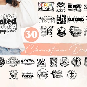 30 Christian Designs PNG SVG,Christian svg png,jesus svg,religious svg,christian sweatshirt,christian shirt,bible png,bible verse shirt