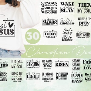 30 Christian Designs PNG SVG,christian sweatshirt,christian svg png,jesus svg,religious svg,bible verse shirt,christian shirt,bible png