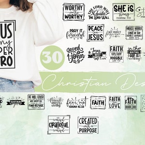 30 Christian Designs PNG SVG,Christian svg png,bible verse shirt,christian sweatshirt,christian shirt,bible png,jesus svg,religious svg