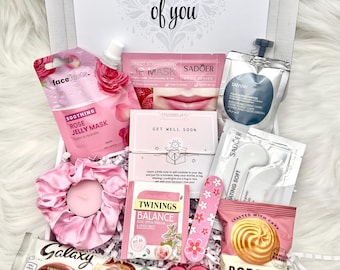 Recovery Get Well Soon Gift Box Letterbox Care Package Thinking of You Hamper Surgery Recovery Gift Relaxation Revival & Comfort Set