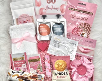 60th Birthday Gift for Her | 60th Birthday Present for Mum Friend | Milestone Birthday Gift for Women | Relaxing Spa Gift Box Self Care Gift