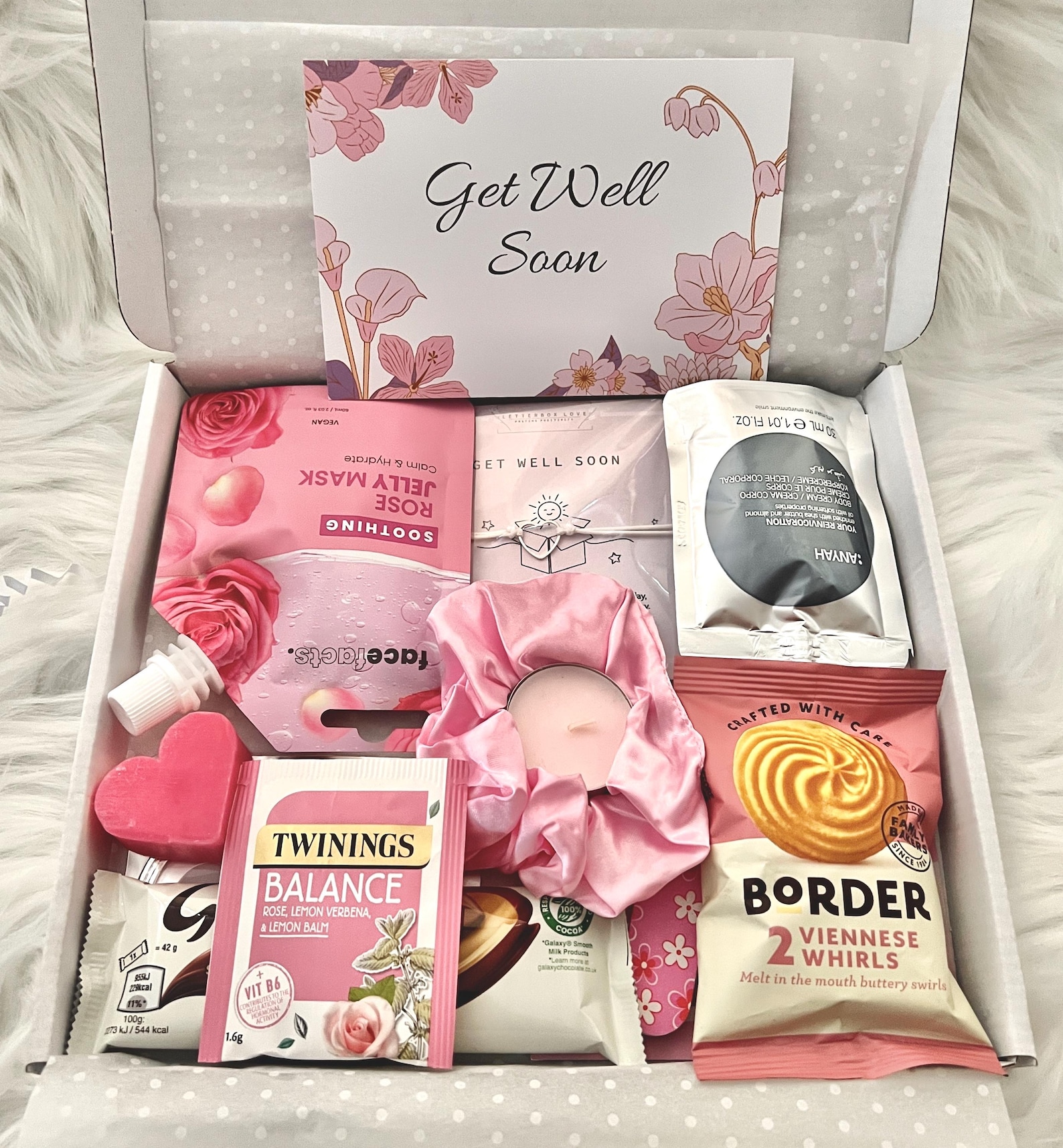 Recovery Get Well Soon Gift Box Letterbox Care Package Thinking of You ...