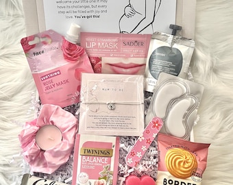 Pregnancy Spa Pamper Gift Box Mum to Be Gift Set Maternity New Mum Hamper Baby Shower Care Package Letterbox Treats for Her Mummy to Be
