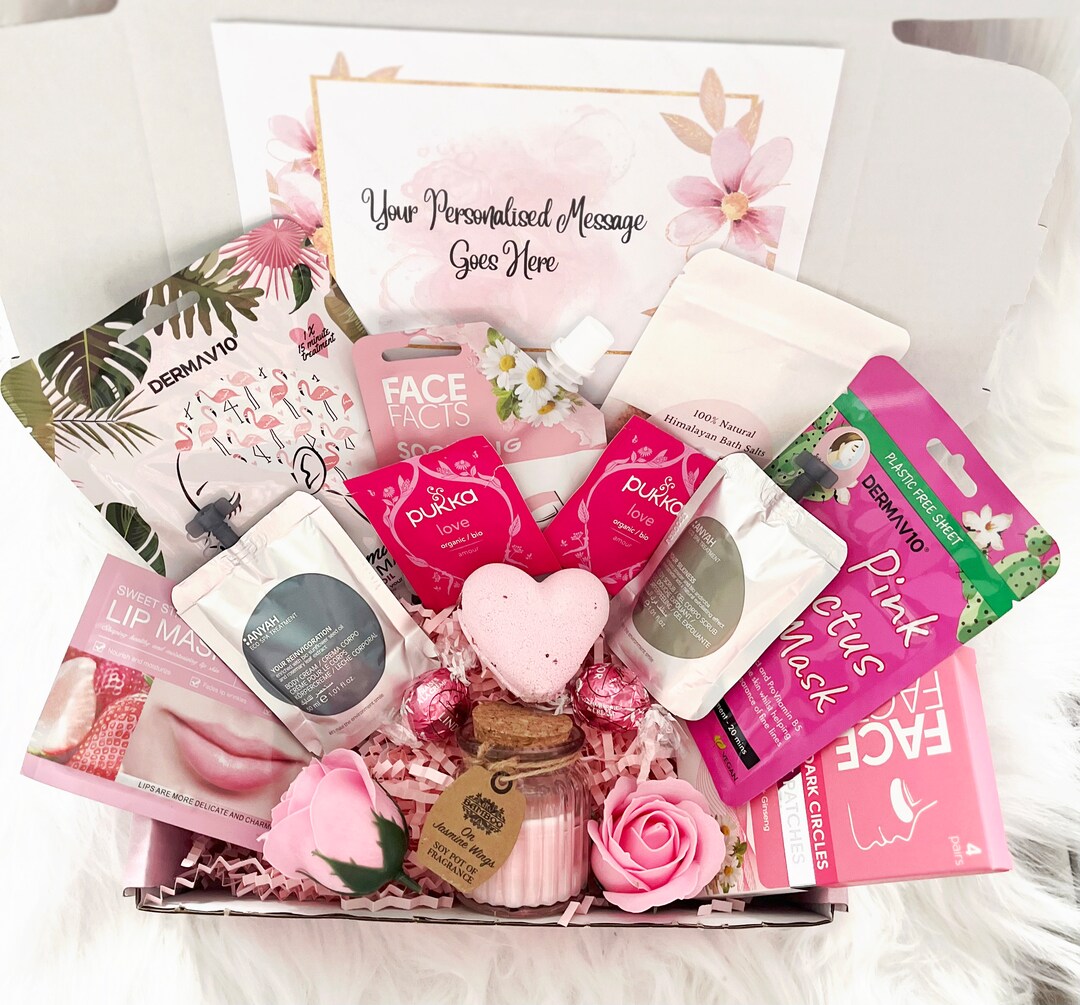 Ladies Gift Box Birthday Hamper Pamper Box Relaxation Spa Gift Box for