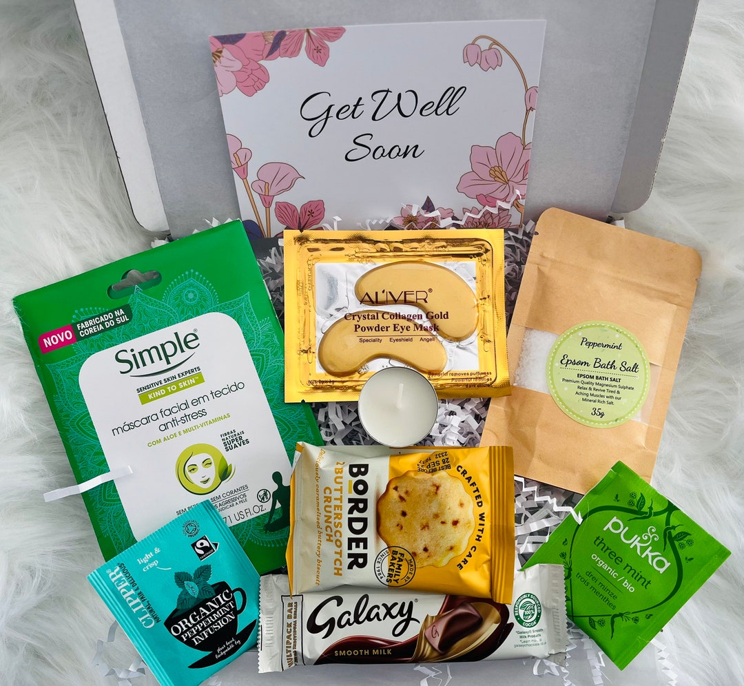 Personalised Get Well Soon Hamper Gift Box , Hug in A Box, Thinking of