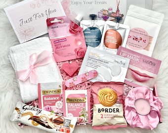 Pamper Hamper | Letterbox Gift for Her | Spa Self Care Package | Birthday Gift Box | Relaxation Gift | Friend Present | Personalised Giftbox