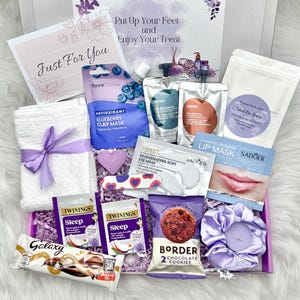 Pamper Hamper | Letterbox Gift for Her | Spa Self Care Package | Birthday Gift Box | Relaxation Gift | Friend Present | Personalised Giftbox