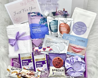 Pamper Hamper | Letterbox Gift for Her | Spa Self Care Package | Birthday Gift Box | Relaxation Gift | Friend Present | Personalised Giftbox