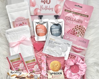 40th Birthday Gift for Her | 40th Birthday Present for Best Friend | Milestone Birthday Gift for Women Relaxing Spa Gift Box Self Care Gift