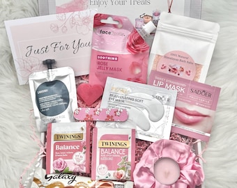 Pamper Gift Box For Her Birthday Relax Pamper Hamper Self Care Package Hug in a Box Pick Me Up Thinking of You Personalised Letterbox Gift