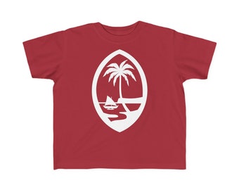 Guam Seal in white Toddler's Fine Jersey Tee