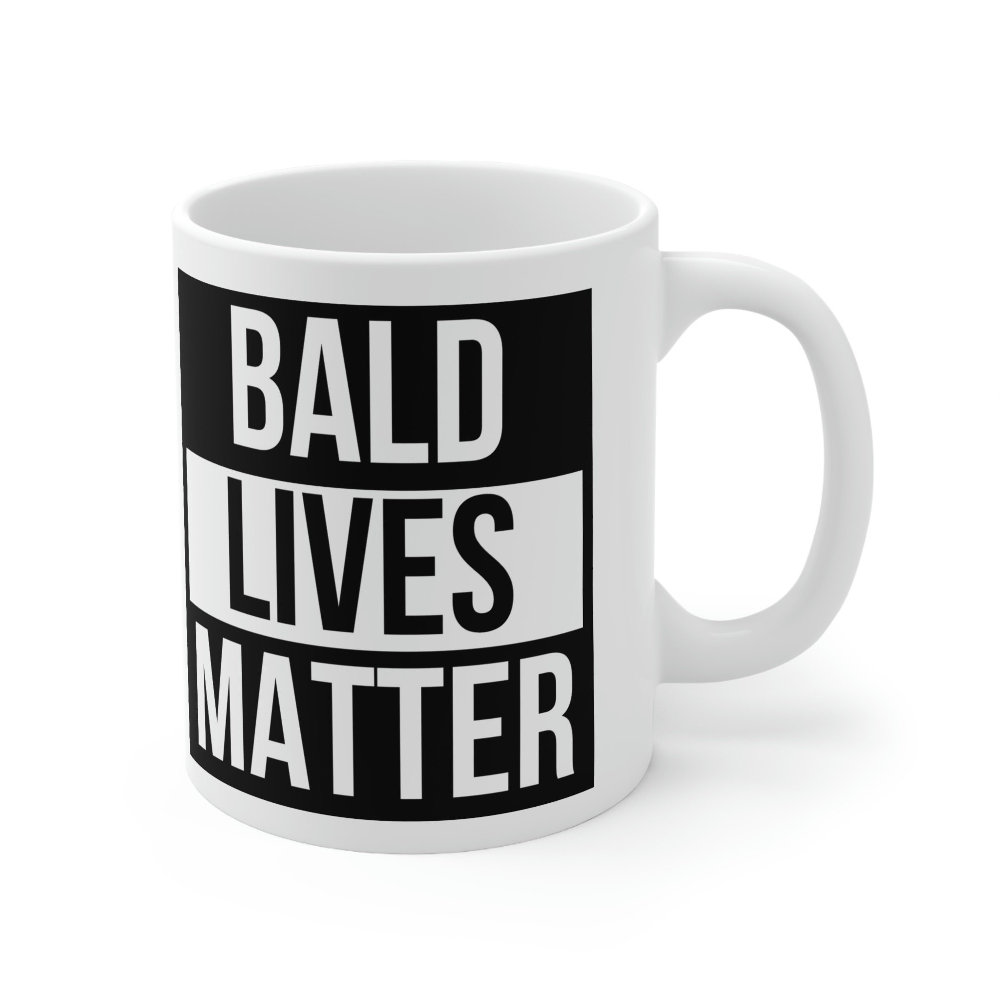 Bald men are sexy coffee mug - Granville Designs