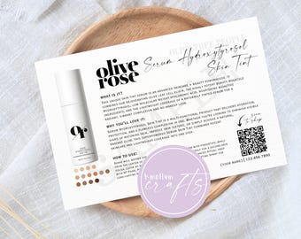 Personalisierte Olive Rose 6x4 Karten | Druckbare Datei | Digitale Vorlage | Olivenbaum Menschen | Oliveda | Glow Werkstattkarten
