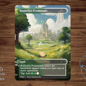 Bountiful Promenade - Magic Playtest Proxy - Fullart
