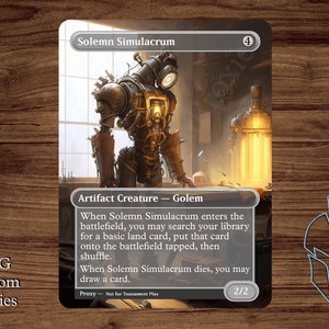 Solemn Simulacrum - Magic playtest Proxy - Fullart