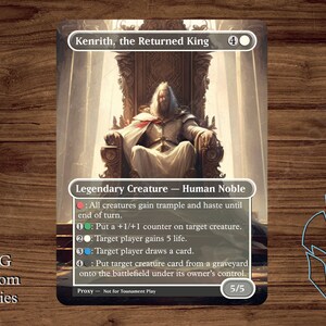 Kenrith, de Teruggekeerde Koning - Magic Playtest Proxy - Fullart